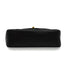 VINTAGE CHANEL MATELASSE HALF MOON CHAIN SHOULDER BAG BLACK LAMB SKIN 90344086