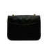 VINTAGE CHANEL MATELASSE HALF MOON CHAIN SHOULDER BAG BLACK LAMB SKIN 90328461