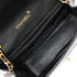 VINTAGE CHANEL MATELASSE HALF MOON CHAIN SHOULDER BAG BLACK LAMB SKIN 90328461