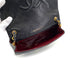 VINTAGE CHANEL MATELASSE HALF MOON CHAIN SHOULDER BAG BLACK LAMB SKIN GOLD HARDWARE 90321006
