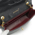 VINTAGE CHANEL MATELASSE HALF MOON CHAIN SHOULDER BAG BLACK LAMB SKIN GOLD HARDWARE 90339832