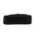 VINTAGE CHANEL MATELASSE HALF MOON CHAIN SHOULDER BAG BLACK LAMB SKIN GOLD HARDWARE 90350363