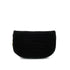 VINTAGE CHANEL MATELASSE HALF MOON CHAIN SHOULDER BAG BLACK VELOR GOLD HARDWARE 90340156