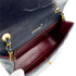 VINTAGE CHANEL MATELASSE HALF MOON CHAIN SHOULDER BAG NAVY LAMB SKIN GOLD HARDWARE 90322793
