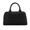 VINTAGE CHANEL MATELASSE HAND BAG BLACK CAVIAR SKIN GOLD HARDWARE 90328925