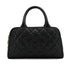 VINTAGE CHANEL MATELASSE HAND BAG BLACK CAVIAR SKIN GOLD HARDWARE 90328925