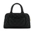 VINTAGE CHANEL MATELASSE HAND BAG BLACK CAVIAR SKIN GOLD HARDWARE 90328925