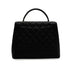 VINTAGE CHANEL MATELASSE HAND BAG BLACK CAVIAR SKIN GOLD HARDWARE 90348224