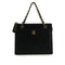 VINTAGE CHANEL MATELASSE HAND BAG BLACK CAVIAR SKIN SILVER HARDWARE 90345990