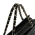 VINTAGE CHANEL MATELASSE HAND BAG BLACK CAVIAR SKIN SILVER HARDWARE 90345990