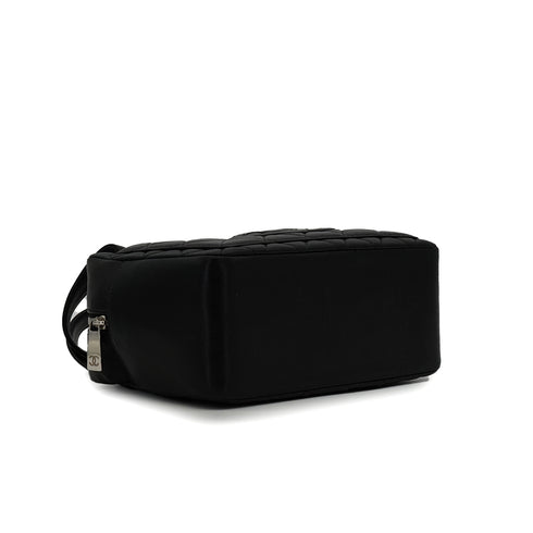 VINTAGE CHANEL COCOMARK MATELASSE HAND BAG BLACK LAMB SKIN 90347771