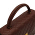 VINTAGE CHANEL MATELASSE HAND BAG BROWN CAVIAR SKIN GOLD HARDWARE 90333177