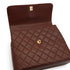 VINTAGE CHANEL MATELASSE HAND BAG BROWN CAVIAR SKIN GOLD HARDWARE 90333177