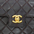 VINTAGE CHANEL MATELASSE HAND BAG BROWN LAMB SKIN GOLD HARDWARE 90350385