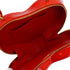 VINTAGE CHANEL MATELASSE HEART VANITY HAND BAG RED ENAMEL GOLD HARDWARE 90348445
