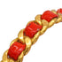 VINTAGE CHANEL MATELASSE HEART VANITY HAND BAG RED ENAMEL GOLD HARDWARE 90348445