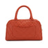 VINTAGE CHANEL MATELASSE MINI BOSTON BAG ORANGE CAVIAR SKIN GOLD HARDWARE 90331809