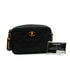 VINTAGE CHANEL MATELASSE MINI CHAIN SHOULDER BAG BLACK CAVIR SKIN GOLD HARDWARE 90341886