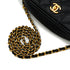 VINTAGE CHANEL MATELASSE MINI CHAIN SHOULDER BAG BLACK CAVIR SKIN GOLD HARDWARE 90341886