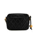 VINTAGE CHANEL MATELASSE MINI CHAIN SHOULDER BAG BLACK LAMB SKIN GOLD HARDWARE 90322925