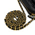 VINTAGE CHANEL MATELASSE MINI CHAIN SHOULDER BAG BLACK LAMB SKIN GOLD HARDWARE 90322925