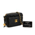 VINTAGE CHANEL MATELASSE MINI CHAIN SHOULDER BAG BLACK LAMB SKIN GOLD HARDWARE 90322925
