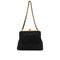 VINTAGE CHANEL MINI MATELASSE PURSE WITH A CLASP CHAIN SHOULDER BAG BLACK LAMB SKIN GOLD HARDWARE 90347769