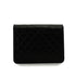 VINTAGE CHANEL MATELASSE PUSH LOCK CHAIN SHOULDER BAG BLACK LAMB SKIN GOLD HARDWARE 90348203