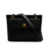 VINTAGE CHANEL MATELASSE SHOULDER BAG BLACK CAVIAR SKIN GOLD HARDWARE 90346142