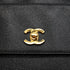 VINTAGE CHANEL MATELASSE SHOULDER BAG BLACK CAVIAR SKIN GOLD HARDWARE 90346142
