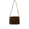 VINTAGE CHANEL MATELASSE SHOULDER BAG BROWN SUEDE GOLD HARDWARE 90344565