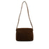 VINTAGE CHANEL MATELASSE SHOULDER BAG BROWN SUEDE GOLD HARDWARE 90344565