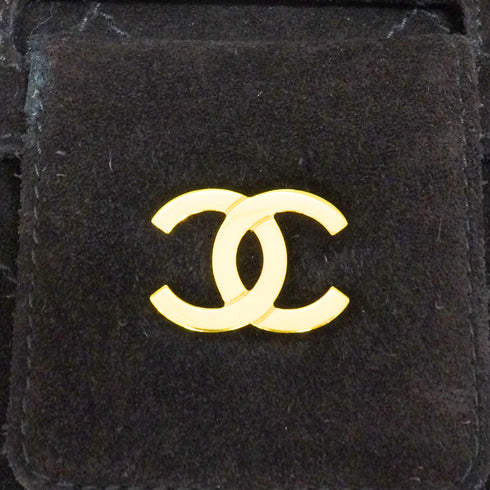 VINTAGE CHANEL MATELASSE SHOULDER BAG BROWN SUEDE GOLD HARDWARE 90351028