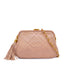 VINTAGE CHANEL COCOMARK MATELASSE SHOULDER BAG FRINGE PINK GOLD HARDWARE 90346874