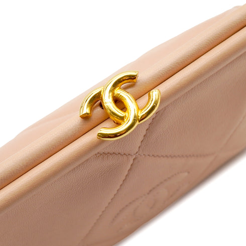 VINTAGE CHANEL COCOMARK MATELASSE SHOULDER BAG FRINGE PINK GOLD HARDWARE 90346874