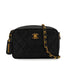 VINTAGE CHANEL MATELASSE TURNLOCK CHAIN SHOULDER BAG BLACK CAVIAR SKIN GOLD HARDWARE 90343846