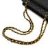VINTAGE CHANEL MATELASSE TURN LOCK CHAIN SHOULDER BAG BLACK CAVIAR SKIN GOLD HARDWARE 90339974