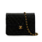 VINTAGE CHANEL MATELASSE TURN LOCK CHAIN SHOULDER BAG BLACK LAMB SKIN GOLD HARDWARE 90348246