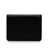 VINTAGE CHANEL MATELASSE TURN LOCK CHAIN SHOULDER BAG BLACK LAMB SKIN GOLD HARDWARE 90348246