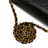 VINTAGE CHANEL MATELASSE TURN LOCK CHAIN SHOULDER BAG BLACK LAMB SKIN GOLD HARDWARE 90348246
