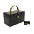 VINTAGE CHANEL MATELASSE VANITY CHAIN HAND BAG BLACK LAMB SKIN GOLD HARDWARE 90341897