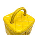 VINTAGE CHANEL MATELASSE VANITY HAND BAG YELLOW ENAMEL GOLD HARDWARE 90313408