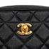 VINTAGE CHANEL MATERASSE CHAIN SHOULDER BAG BLACK CAVIAR SKIN GOLD HARDWARE 90343331