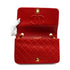 VINTAGE CHANEL MATERASSE FULL FLAP CHAIN SHUOLDER BAG RED LAMB SKIN GOLD HARDWARE 90346116