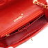 VINTAGE CHANEL MATERASSE FULL FLAP CHAIN SHUOLDER BAG RED LAMB SKIN GOLD HARDWARE 90346116