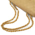 VINTAGE CHANEL MAXI MATELASSE 34 CHAIN SHOULDER BAG BEIGE LAMB SKIN GOLD HARDWARE 90330931
