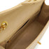 VINTAGE CHANEL MAXI MATELASSE 34 CHAIN SHOULDER BAG BEIGE LAMB SKIN GOLD HARDWARE 90330931