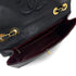 VINTAGE CHANEL MAXI MATELASSE 34 CHAIN SHOULDER BAG BLACK LAMB SKIN GOLD HARDWARE 90318289