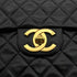 VINTAGE CHANEL MAXI MATELASSE 34 CHAIN SHOULDER BAG BLACK LAMB SKIN GOLD HARDWARE 90323455
