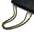 VINTAGE CHANEL MAXI MATELASSE 34 CHAIN SHOULDER BAG BLACK LAMB SKIN GOLD HARDWARE 90324815